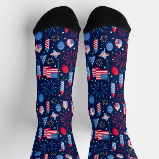 Patriotische Feier Socken (Oben)