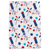 Patriotische Feuerwehr Mittlere Geschenktüte (Rückseite)