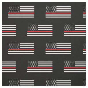 Patriotische Feuerwehrmann-Art-amerikanische Stoff