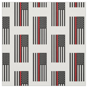 Patriotische Feuerwehrmann-Art-amerikanische Stoff