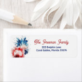 Patriotische Feuerwerke 4. Juli Rücksendeadresse (Insitu)