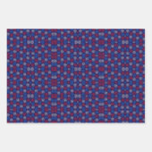 Patriotische Feuerwerke Geschenkpapier Set (Vorderseite 3)