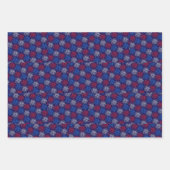 Patriotische Feuerwerke Geschenkpapier Set (Vorderseite 2)