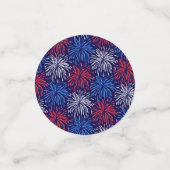 Patriotische Feuerwerke Konfetti (Klein Vorderseite)