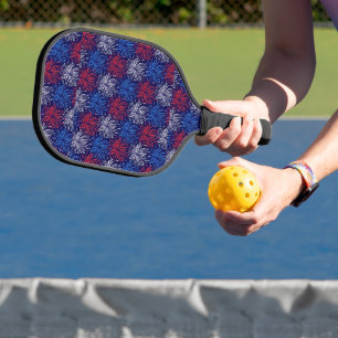 Patriotische FeuerwerkePatriotische Feuerwerke Pickleball Schläger