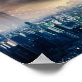 Patriotische Feuerwerkskleidung mit Knall Poster (Ecke)