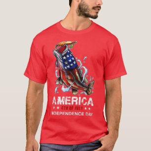 Patriotische Fi am 4. Juli: American Flag T-Shirt