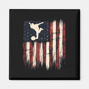 Patriotische Flag Geschenk für Männer Kinder Bowli Magnet