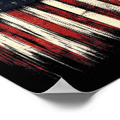 Patriotische Flag Geschenk für Männer Kinder Golf Poster (Ecke)