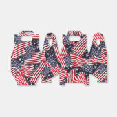 Patriotische Flag Holiday Gable Fevor Box Geschenkschachtel (Ungefaltet)