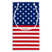 Patriotische Flag Muster kleine Geschenktasche Geschenktüte (Rückseite)