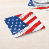 Patriotische Flag Papier trinken Untersetzer (angewinkelt)