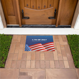 Patriotische Flagge 4. Juli Doormat Fußmatte