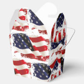 Patriotische Flagge 4. Juli Gastgeschenk Geschenkschachtel (Geöffnet)