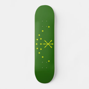 Patriotische Flagge Adygejas Skateboard