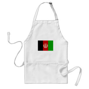 Patriotische Flagge Afghanistans Schürze