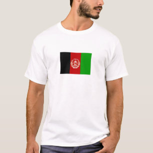 Patriotische Flagge Afghanistans T-Shirt