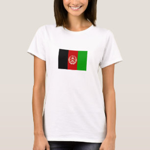 Patriotische Flagge Afghanistans T-Shirt