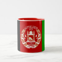 Patriotische Flagge Afghanistans