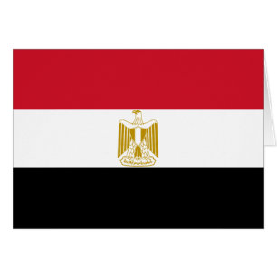 Patriotische Flagge Ägyptens