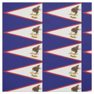 Patriotische Flagge Amerikanisch-Samoas Stoff