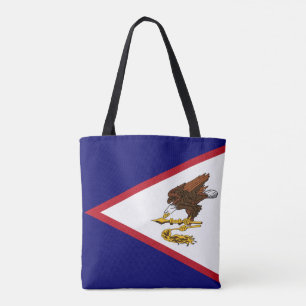 Patriotische Flagge Amerikanisch-Samoas Tasche