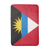 Patriotische Flagge Antigua und Barbuda Badematte (Vorderseite Vertikal)