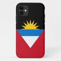 Patriotische Flagge Antigua und Barbuda
