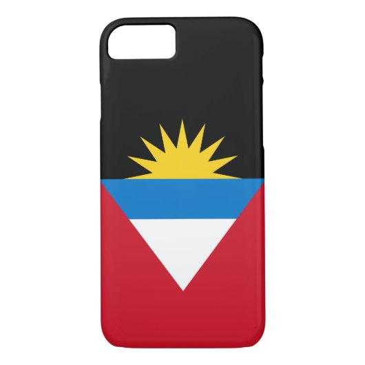 Patriotische Flagge Antigua und Barbuda Case-Mate iPhone Hülle (Rückseite)