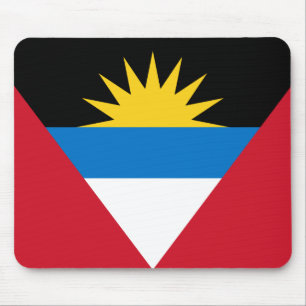 Patriotische Flagge Antigua und Barbuda Mousepad