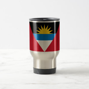 Patriotische Flagge Antigua und Barbuda Reisebecher