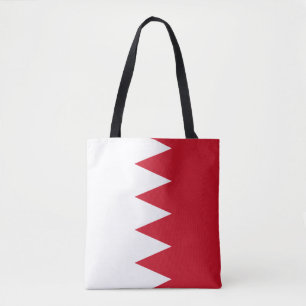 Patriotische Flagge Bahrain Tote Tag Tasche