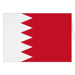 Patriotische Flagge Bahrains