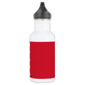 Patriotische Flagge Bahrains Edelstahlflasche (Rechts)