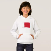 Patriotische Flagge Bahrains Hoodie (Vorne ganz)