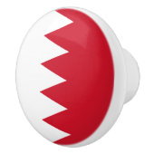 Patriotische Flagge Bahrains Keramikknauf (Rechts)