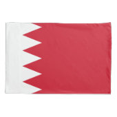Patriotische Flagge Bahrains Kissenbezug (Rückseite)