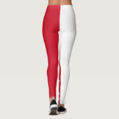 Patriotische Flagge Bahrains Leggings (Rückseite)