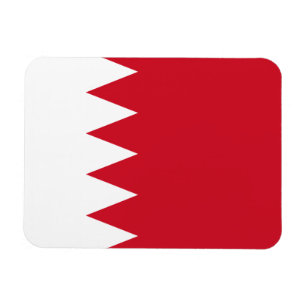 Patriotische Flagge Bahrains Magnet