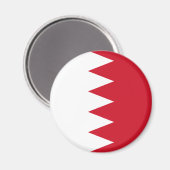 Patriotische Flagge Bahrains Magnet (Vorderseite/Rückseite)