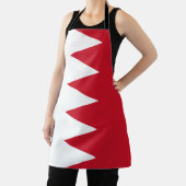 Patriotische Flagge Bahrains Schürze (InSitu)