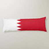 Patriotische Flagge Bahrains Seitenschläferkissen (Rückseite)