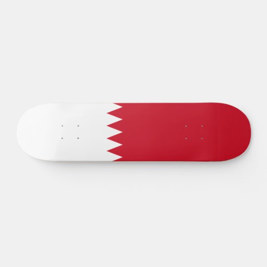 Patriotische Flagge Bahrains Skateboard (Horizontal)