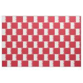 Patriotische Flagge Bahrains Stoff (Fat Quarter (45,7 x 55,9 cm))