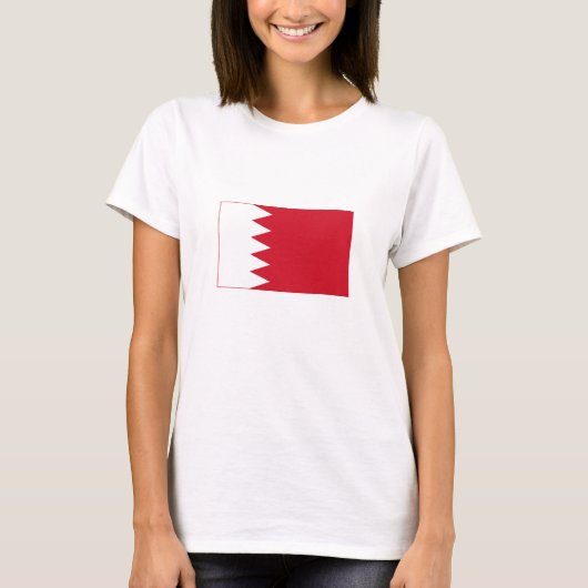 Patriotische Flagge Bahrains T-Shirt (Vorderseite)