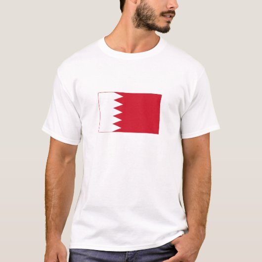 Patriotische Flagge Bahrains T-Shirt (Vorderseite)