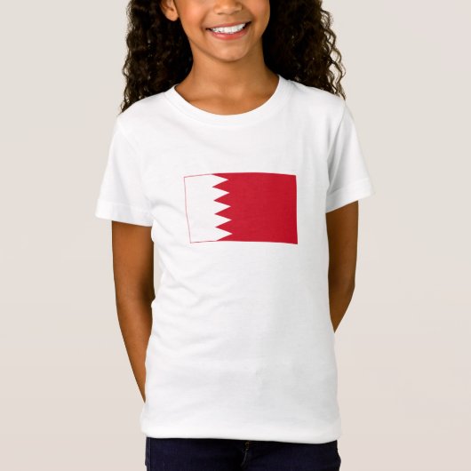 Patriotische Flagge Bahrains T-Shirt (Vorderseite)