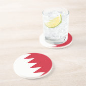 Patriotische Flagge Bahrains Untersetzer (Seite)