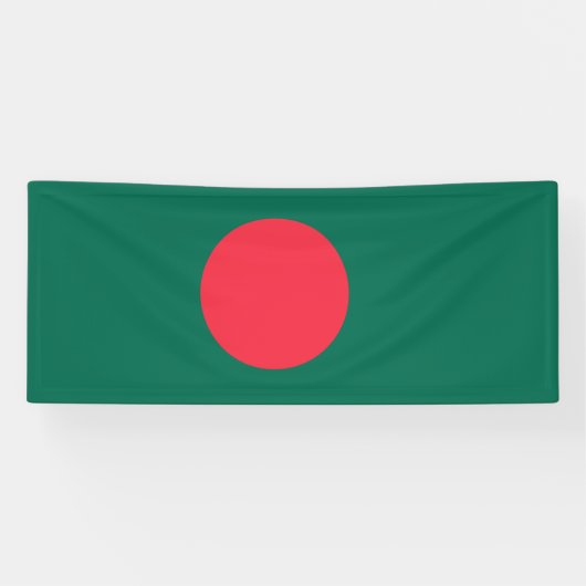 Patriotische Flagge Bangladeschs Banner (Horizontal)