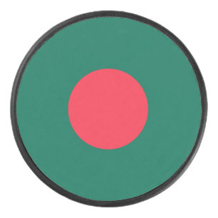 Patriotische Flagge Bangladeschs Eishockey Puck
